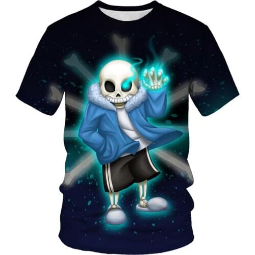 New 2021 Summer Movie Casual Mens T-shirt 3D Printing T-shirt Casual Fashion Childrens T-shirt Parent-child Wear Material Soft