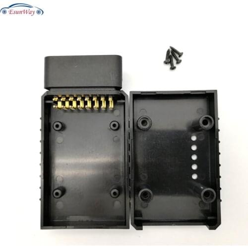 OBD Male Plug OBD2 16Pin OBD II Adapter 90 degree Golden Plating Pin OBDII J1962 Connector