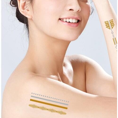 Wholesale Waterproof Temporary Tattoos Sticker Feather Pattern Body Art Fashion Fake Tattoos Stickers Accessories