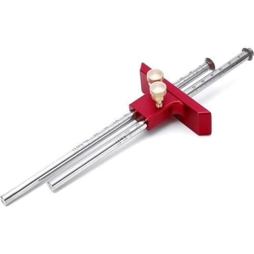 Adjustable Aluminum Alloy Woodworking Marking Gauge Wood Scribe Mortise DIY