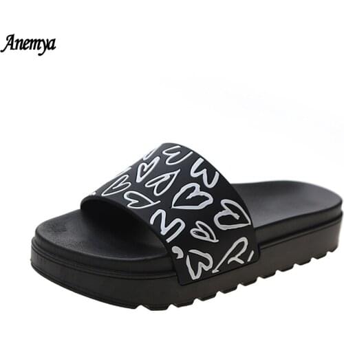 Cute Cartoon Platform Womens Sandals 2021 Lovely Printing Summer Slippers Woman Non Slip Indoor Shoes For Beach Ladies Slides