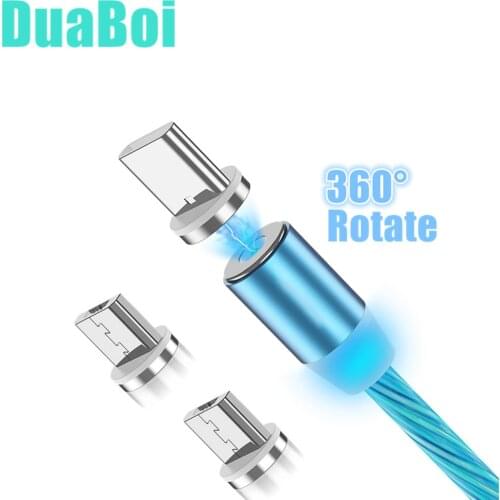 LED Fast Charging Magnet Charge USB Cable For Oneplus 8 7t 7 Pro Honor 30s X10 9S 9A 8A 30 Pro Play 4 Android USB C Charger Cord