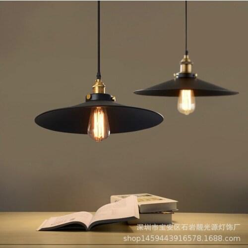 Vintage Metal Iron Pendant Lamp Ceiling Retro Chandelier Light For Living Room Restaurant Bar Decorative Indoor LED Light ZM1017