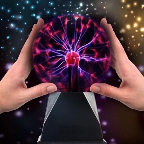 Magic Plasma Ball Desk Lamp Light Nebula Sphere Lightning Globe Glass Balls Home Decor Science Nightlight Kid Room Decoration