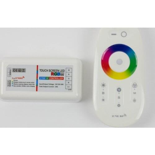 1set/lot RGBW LED Controller 2.4G RF Wireless Touch Remote Control DC12-24V For RGBW LED Strip