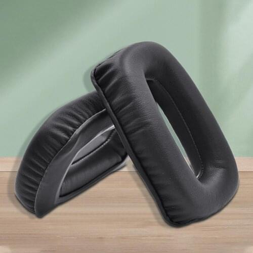 Portable 1 Pair Professional Protein Faux Leather Earphone Sleeve Noise-insulation