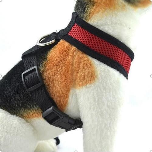 1pc Breathable Harness for Small Dog Puppy Cat Vest Harnesses Nylon Pitbull Neck Collar Chest Strap Dog Leash Pet Products