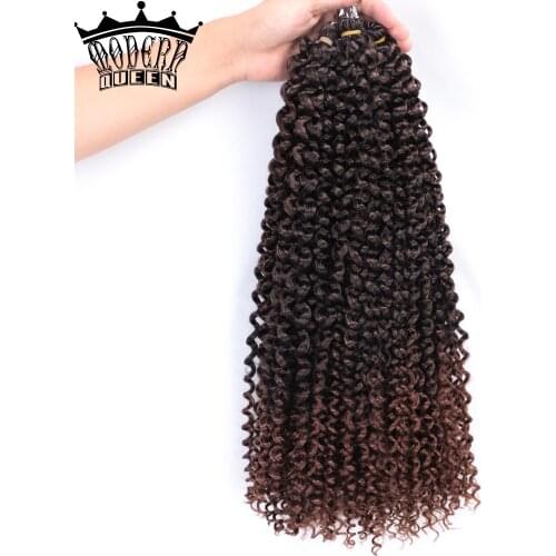 18 Inch Long Passion Twist Crochet Hair Afro Kinky Curly Bohemian Crochet Braid Synthetic Make Pre Twist Natural Hair Extension
