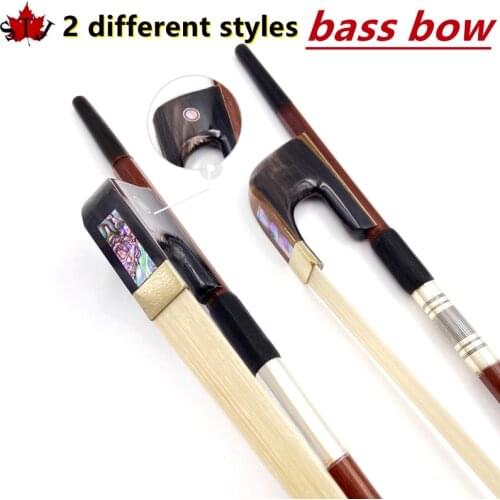 Beautiful&Strong Germany style Professional master Pernambuco bass bow 3/4