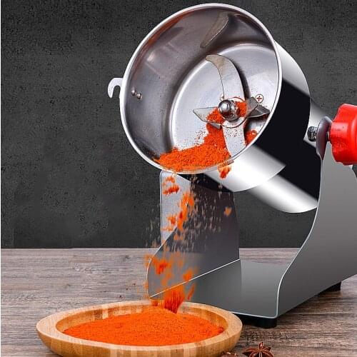 800g Swing Grain Coffee Grinder Spice Dried Chili Flour Powder Grinder Dry Rice Flour Gristmill Home Powder Crusher