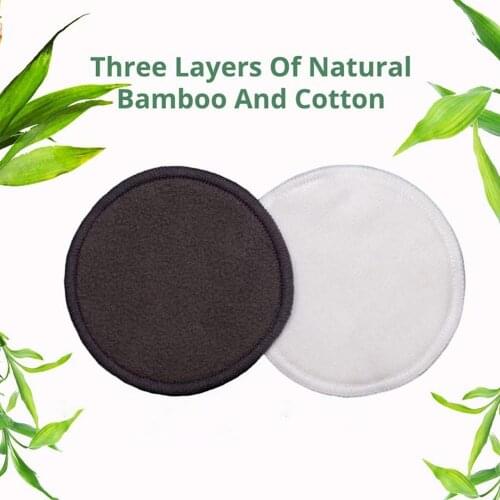 Facial Pad Soft Reusable Bamboo Charcoal Fiber Makeup Remover Pad for Girls кисти для макияжа Accessories