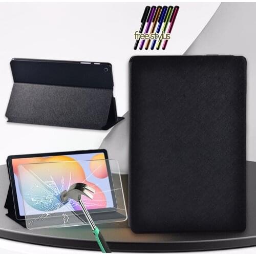 For Samsung Galaxy Tab S6 Lite P610/P615 Tablet Case Drop Resistance Protective Case + Glass Tempered Film + Free Stylus