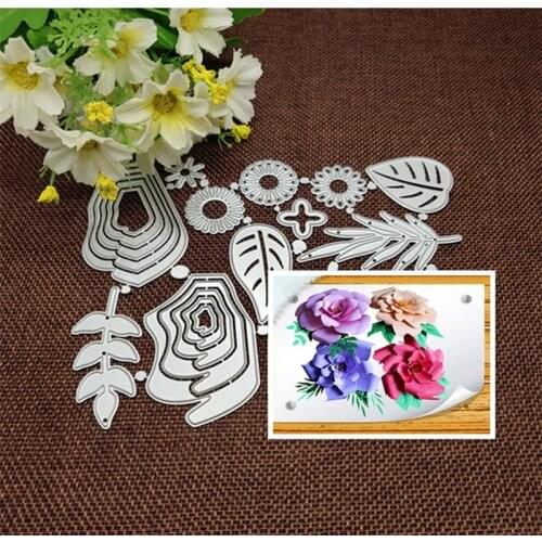 Flower decoration Metal Cutting Dies Stencils Die Cut for DIY Scrapbooking Album Paper Card Embossing