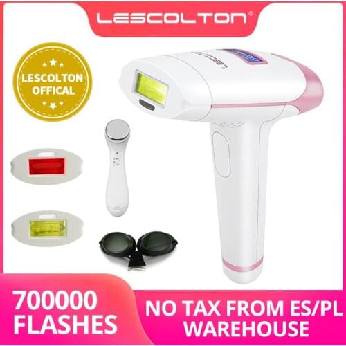Lescolton 4in1 IPL Laser Hair Removal 1300000 Pulses Epilator LCD Display Machine Permanent Bikini Trimmer Electric depilador