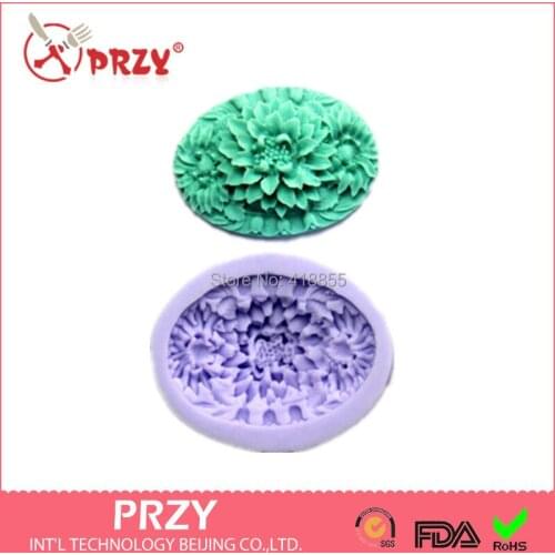 Shaped Chocolate Silicone Mold Fondant Cake Decoration Mold Candy Mold Soap Mold Soap Hot Sale Flower Flower Confetti Moulds 001