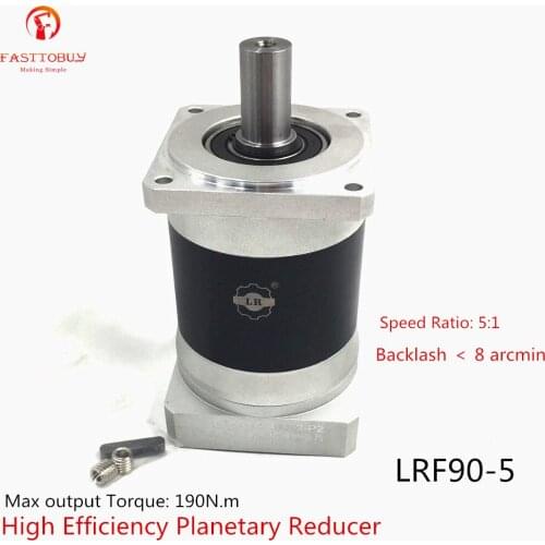 5:1 Ratio Arcmin 8 NEMA32 Planetary Gear Reducer Matching 80mm Servo Stepper Motor High Efficiency Planetary Reducer LRF90-5