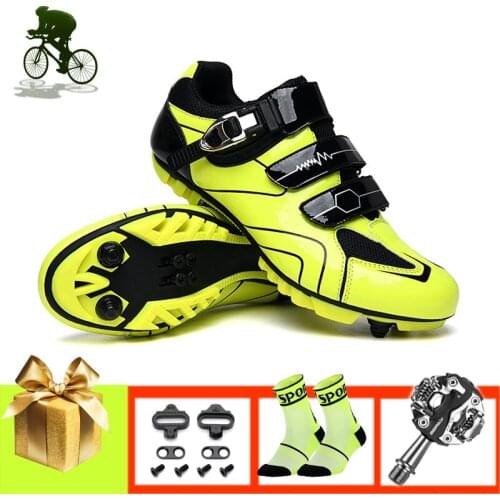 Cycling shoes men women sapatilha ciclismo mtb SPD Pedals breathable self-locking mountain bike sneakers outdoor racing bicycle