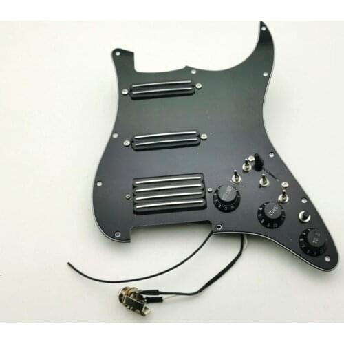 Multifunction Double capacitor Black Guitar Pickups SSH Humbucker Pickups Wiring Suitable for Str Guitar 20 style combinations