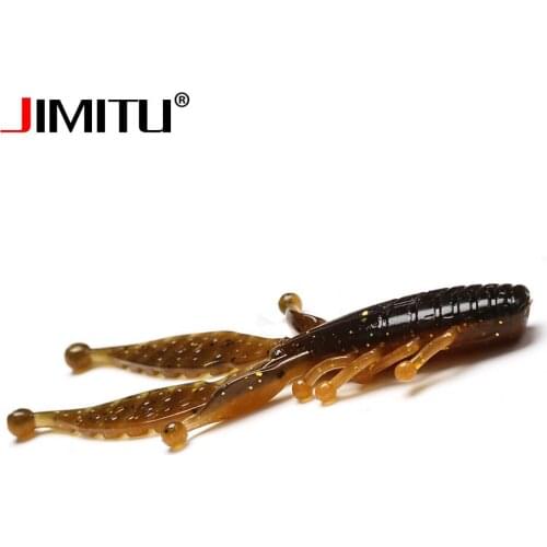 JIMITU 8pcs Fishing lure set soft 9cm5.9g wobblers isca artificial PVC Silicone bait Insect leurre souple mer fising Tackle gear