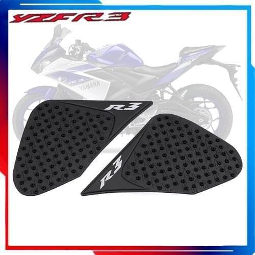 YZF-R3 R3 2015 2016 Motorcycle Stickers Anti Slip Fuel Tank Pad Knee Grip Sticker Accessories for Yamaha YZF R3 2015 2016