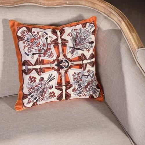 Retro Light luxury Style Cushion Cover Velvet Super Soft Skin-friendly Throw Pillow Cover Chair Sofa Home Decor Waist Pillows