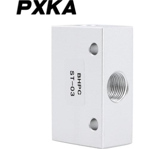 Free shipping Pneumatic shuttle valve or valve ST shuttle valve double pressure valve control valve KS pneumatic control valve