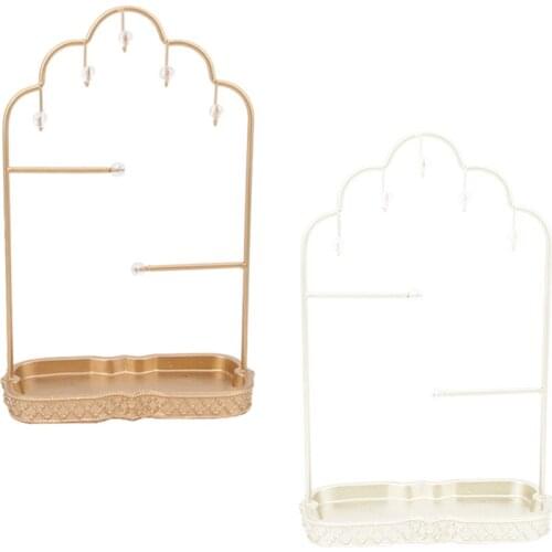 Necklace Bracelet Chain Hanger Jewelry Display StandOrganizer Showcase Tray