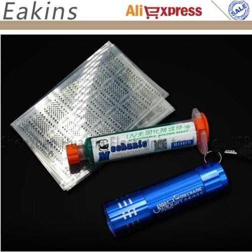 S1512 IP BGA Stencil of Solder Mask Ink Tool Kit for Fix Repair iPhone iPad NAND Flash Power Touch IC Chip Reballing Logic Board