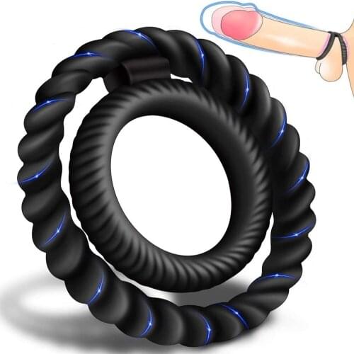 Silicone Penis Ring Penis Enlargement Cock Ring Couple Sex Porducts Sex Toys for Men Erection Erotic Tool Delay Ejaculation