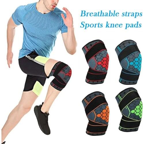 Sports Knee Bandage Elastic Support Knee Sleeve Compression Brace Work Out Gym Hiking Rodilleras Genouillere Sport Ginocchiere