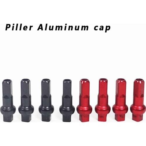 Taiwan PILLAR aluminum alloy DSN 14Gx16mm square spoke cap aluminum cap high tension adjustment does not hurt the cap bicycle