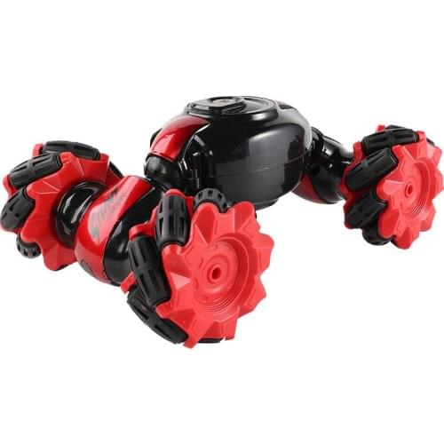 Gesture Sensing Watch Control 2.4G RC Stunt Car Deformation Double-Sided Driving Sideway Drive In Situ Rotation Lights Twist Car