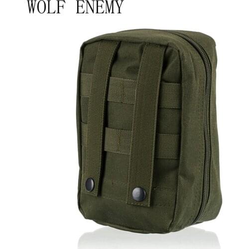 In Stock Military Airsoft Molle Medical Bag Easy Carring Tactical First Aid Pouch Tan Black Green Digital Woodland