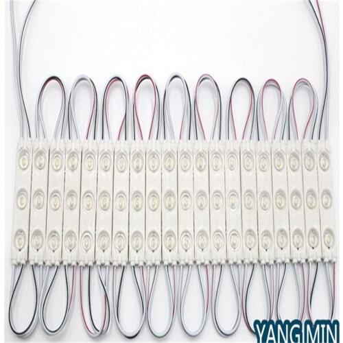 YANGMIN Free Shipping 100-400pcs/lot LED Module Lights, Window Waterproof, LED Lights for Signs, DC12V 6500K, 2835 250Lm