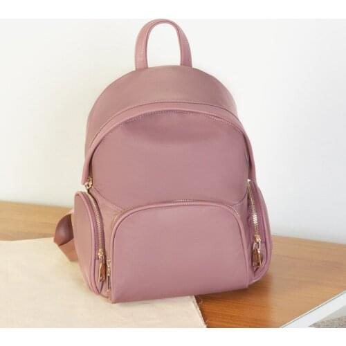 Cowhide Retro Style Women Genuine Leather Backpack Packsack for School Female Student Casual Knapsack Bag Fashion Mochila C1709