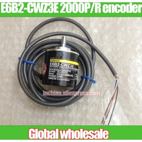 1pcs E6B2-CWZ3E 2000P/R encoder for Omron / 2000 line of miniature rotary encoder / incremental ABZ 3-phase encoder