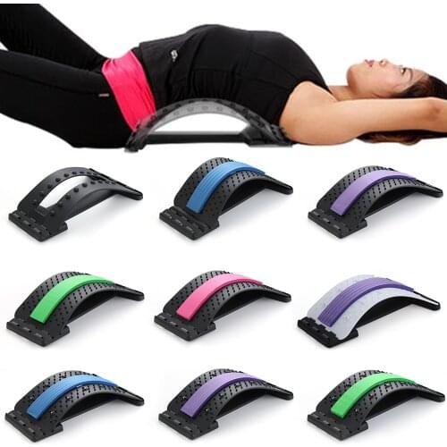 1PC Yoga Back Magic Stretcher Lower Lumbar Massage Support Spine Posture Corrector Neck Waist Pain Relief Sport Equipment