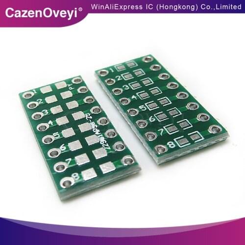 10pcs/lot 0805 0603 0402 to DIP PCB Transfer Board DIP Pin Board Pitch Adapter keysets In Stock