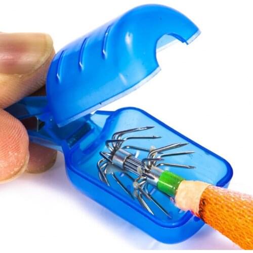 10Pcs Portable Scratch-Proof PVC Fish Hook Protective Covers Storage Cases Box Fishing Tackle Box for Pesca Fishing Accessories