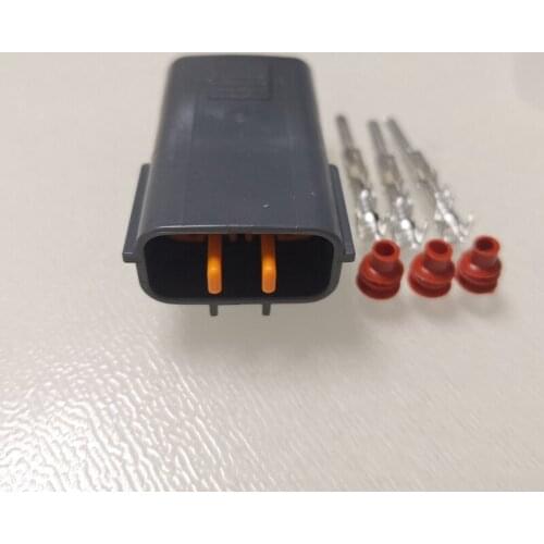 2pcs/lot 3 Pin/Way DL 090 Male Sumitomo Ignition Coil Connector Plug Socket Housing With Clip For Nissan Mazda RX8 6195-0012