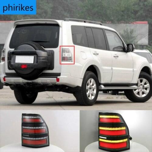Car Styling for Pajero V93 Tail Lights 2006-2020 Pajero V97 LED Tail Light Rear Lamp DRL Brake Signal Reverse auto Accessories