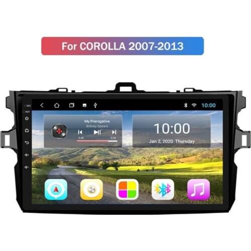 6G+128G Android Car Radio Player For TOYOTA Corolla 2007-2013 Car GPS Nagavition With Wifi 4G AHD DSP BT CARPLAY