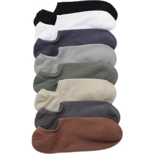 ZOYIKIO Brand Mens socks Boat socksInvisible socks Silicone non-slip socks Antibacterial Cotton socks 90016352