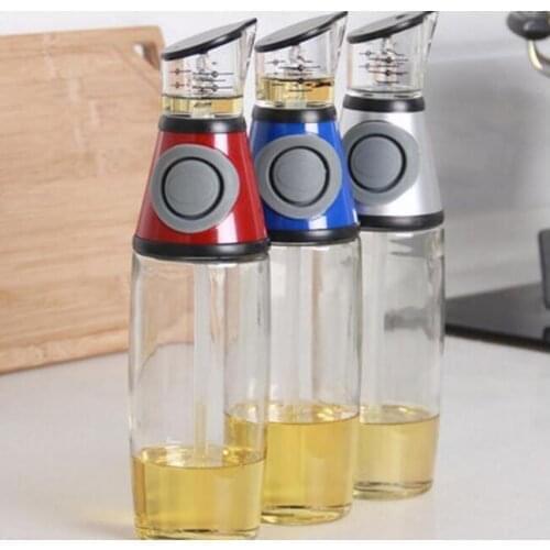 30PCS 17oz Olive Oil Dispenser Bottle Oil Pourer Dispensing Bottles for Kitchen Olive Oil Glass Dispenser Cooking Vegetable