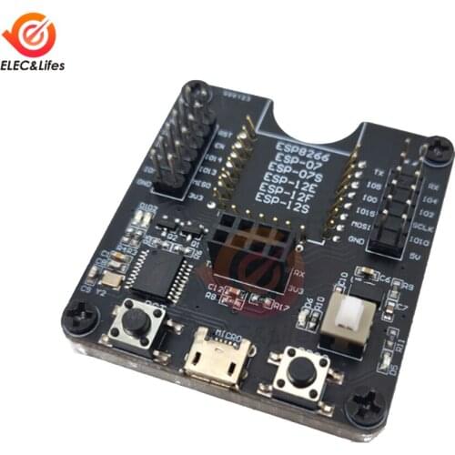 ESP32 ESP8266 ESP-WROOM-32 Min system development board Test Frame Burning Fixture Tool Downloader for Arduino ESP-01S ESP07S