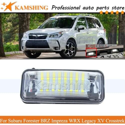 Kamshing Tail Gate Door Registration License Plate Light For Subaru Forester BRZ Impreza WRX Legacy XV Crosstrek License Plate