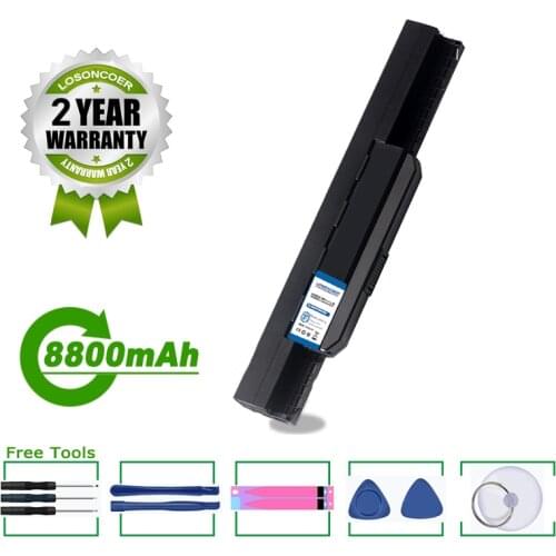 LOSONCOER Battery 8800mAh Laptop Pack A32-K53 A41-K53 for ASUS K53 K53E X54C X53S X53 K53S X53E A42-K53 X43E X43E