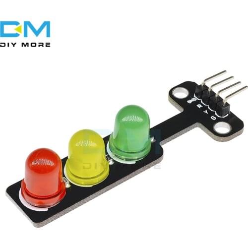 Mini 5V Traffic Light LED Display Module for Arduino Red Yellow Green 5mm LED Mini-Traffic Light for Traffic Light System Model