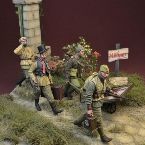1/35 Resin Model figure GK Soldier “Red Storm over Europe”, Soviet Rear Troops 1944-46 Unassembled and unpainted kit