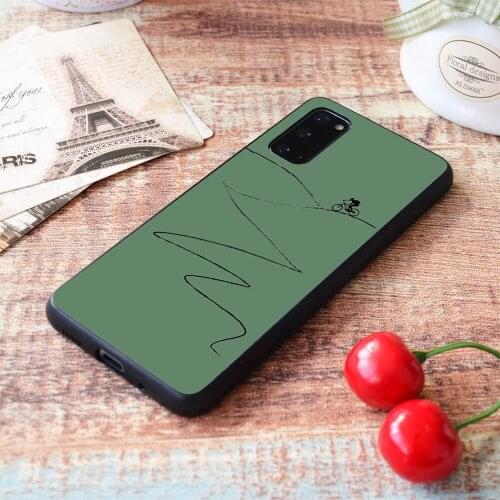 For Samsung Galaxy mtb mountain bike cycling bicycle cyclist gift Soft TPU border Samsung Galaxy Case